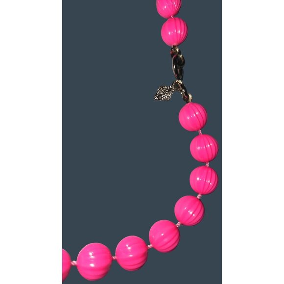 1960s Mid Mod Gorgeous Pink Beaded Necklace Sara Coventry Vintage Retro - Picture 7 of 12